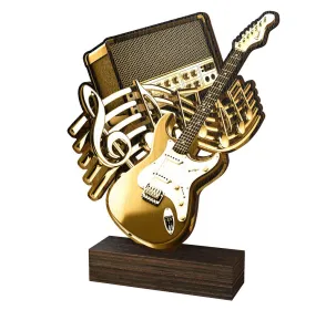 Dřevěná plaketa WF356 | Hudba Výška cm: 17,5