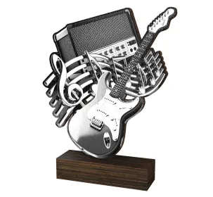 Dřevěná plaketa WF357 | Hudba Výška cm: 21,5