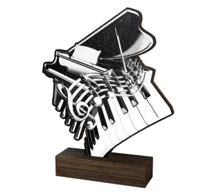 Dřevěná plaketa WF361 | Hudba Výška cm: 17,5