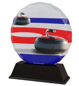 Akrylátová trofej ACER2017M19 | Curling Výška cm: 13