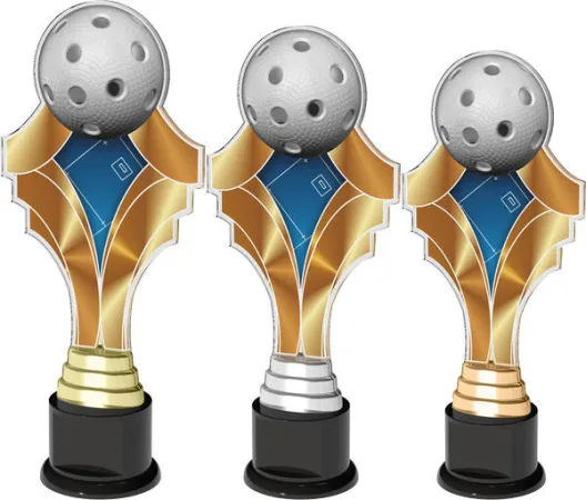 Akrylátová trofej ACTK0004 | Florbal Výška cm: 32, Barva: bronz