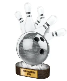 Akrylátová trofej TLR2023310 | Bowling Výška: 31cm