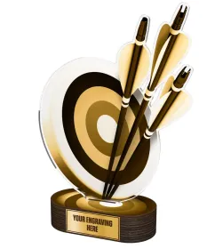 Akrylátová trofej TLR2023312 | Lukostřelba Výška: 22cm