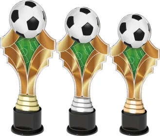 Akrylátová trofej ACTK0005 | Fotbal Výška cm: 32, Barva: bronz