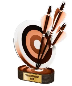Akrylátová trofej TLR2023314 | Lukostřelba Výška: 34cm