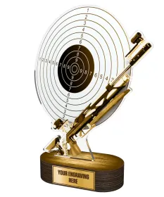 Akrylátová trofej TLR2023318 | Střelba Výška: 34cm