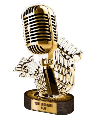 Akrylátová trofej TLR2023321 | Hudba Výška: 22cm