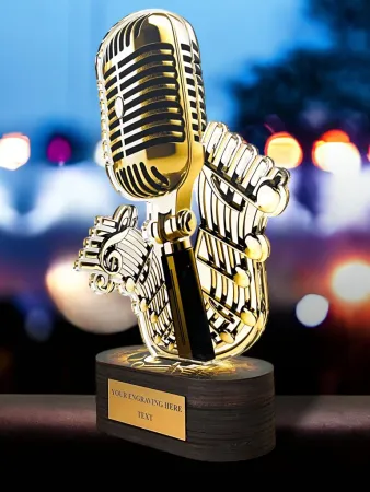 Akrylátová trofej TLR2023321 | Hudba Výška: 22cm