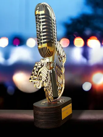 Akrylátová trofej TLR2023321 | Hudba Výška: 22cm