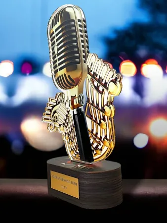 Akrylátová trofej TLR2023321 | Hudba Výška: 22cm