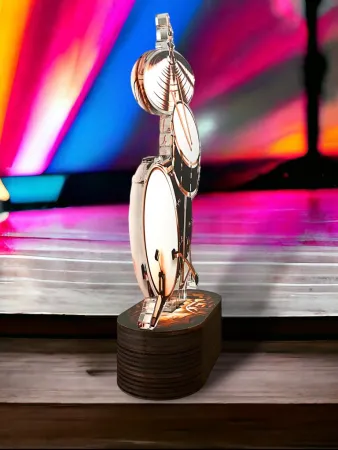 Akrylátová trofej TLR2023329 | Hudba Výška: 22cm