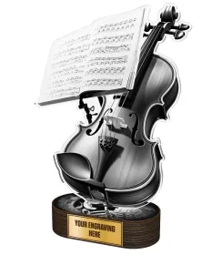 Akrylátová trofej TLR2023331 | Hudba Výška: 28cm