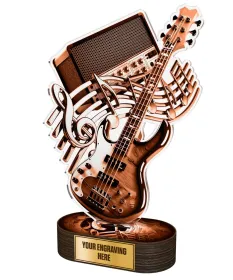 Akrylátová trofej TLR2023338 | Hudba Výška: 31cm