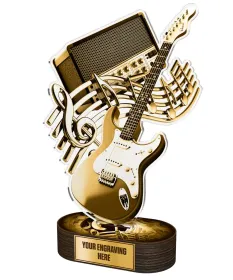 Akrylátová trofej TLR2023339 | Hudba Výška: 34cm