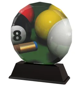 Akrylátová trofej ACER2017M29 | Billiard Výška cm: 13