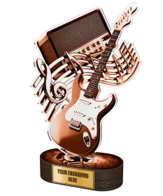 Akrylátová trofej TLR2023341 | Hudba Výška: 22cm