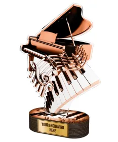 Akrylátová trofej TLR2023344 | Hudba Výška: 34cm