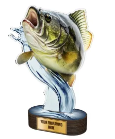 Akrylátová trofej TL2023234 | Rybaření Výška: 28cm