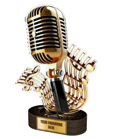 Akrylátová trofej TL2023243 | Hudba Výška: 25cm