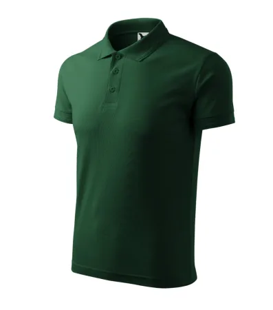 Polokošile pánská Pique Polo 203 - XXL - dark green