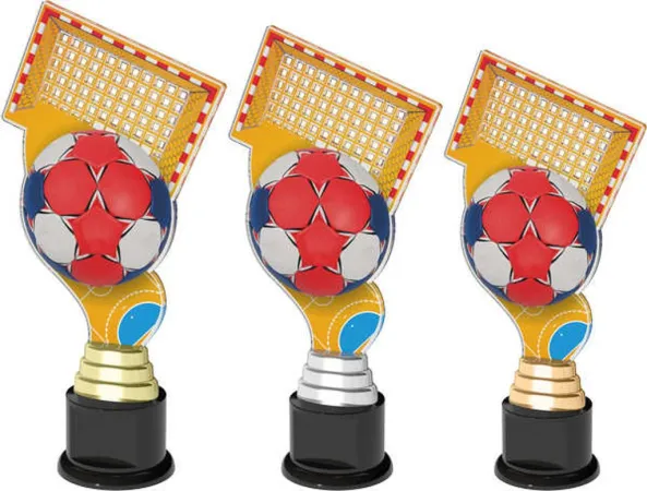 Akrylátová trofej ACTC0017 | Házená Výška cm: 28, Barva: bronz