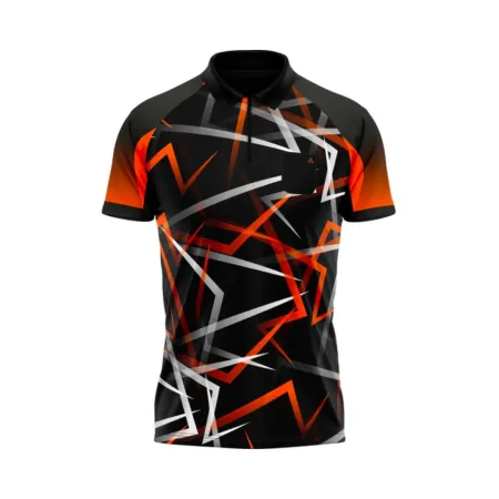 Arraz Košile Flare - Black & Orange - XL