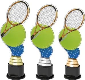 Akrylátová trofej ACTC0032 | Tenis Výška cm: 30, Barva: stříbro