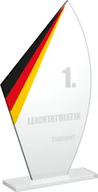 Skleněná trofej CR20199 Výška cm: 22,5