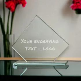 Skleněná trofej CR202405 Výška cm: 13,5