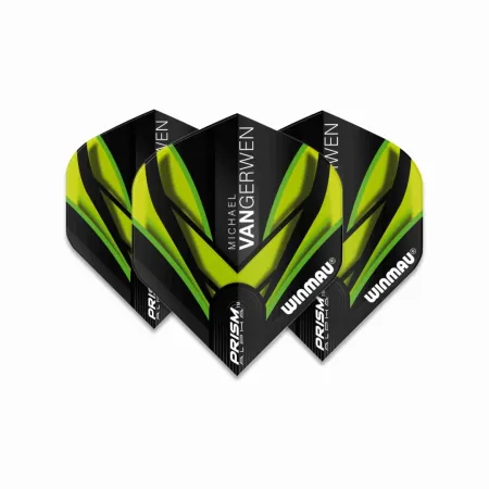 Winmau Letky Prism Alpha - Michael van Gerwen - Black and Green W6915.145