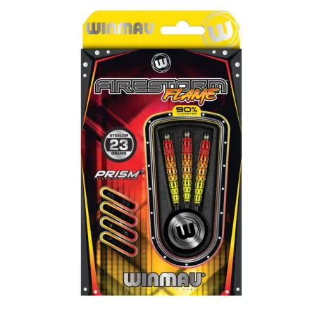 Winmau Šipky Steel Firestorm Flame - 23g