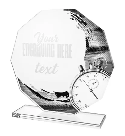 Skleněná trofej CR2024301M11 Výška cm: 19, BRONZ