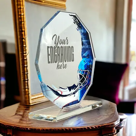 Skleněná trofej CR2024301M19 Výška cm: 15, BRONZ