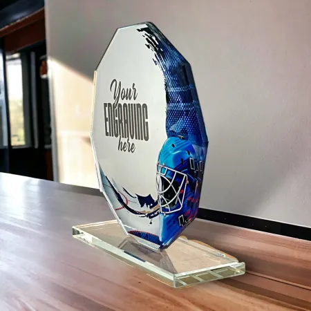 Skleněná trofej CR2024301M19 Výška cm: 15, BRONZ