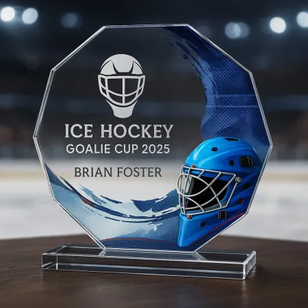 Skleněná trofej CR2024301M19 Výška cm: 15, BRONZ