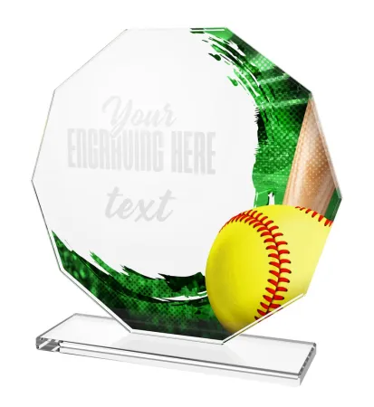 Skleněná trofej CR2024301M20 Výška cm: 17, ZLATO