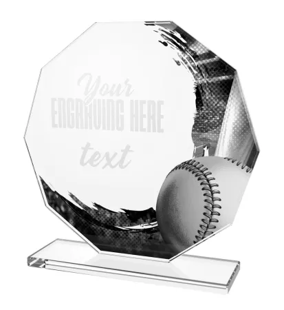 Skleněná trofej CR2024301M20 Výška cm: 17, ZLATO