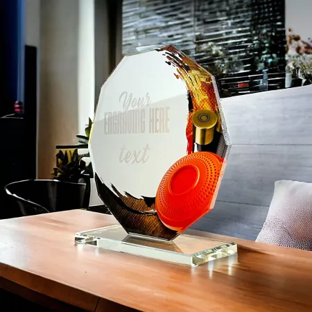 Skleněná trofej CR2024301M21 Výška cm: 19, BRONZ