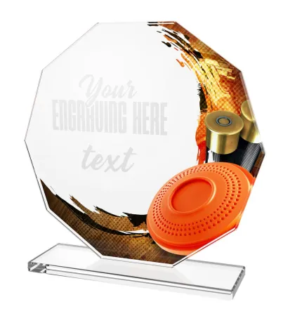 Skleněná trofej CR2024301M21 Výška cm: 19, BRONZ