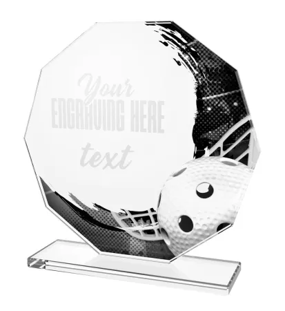 Skleněná trofej CR2024301M25 Výška cm: 15, BRONZ