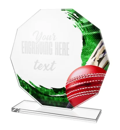 Skleněná trofej CR2024301M26 Výška cm: 15, PLNOBAREVNÁ