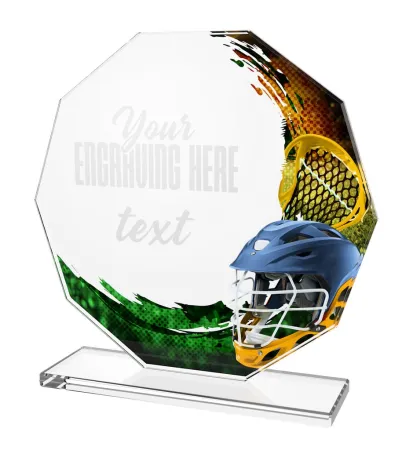 Skleněná trofej CR2024301M33 Výška cm: 19, ZLATO