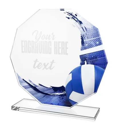 Skleněná trofej CR2024301M40 Výška cm: 19, ZLATO