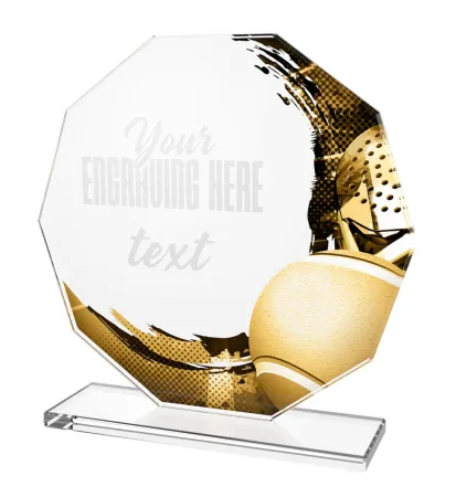 Skleněná trofej CR2024301M42 Výška cm: 17, BRONZ