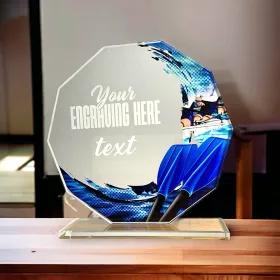 Skleněná trofej CR2024301M45 Výška cm: 19, BRONZ