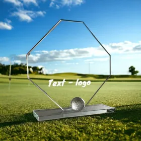 Skleněná trofej CRG202401 | Golf Výška cm: 15