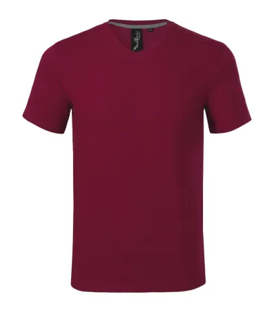 Tričko pánské Action V-neck 700 - S - garnet