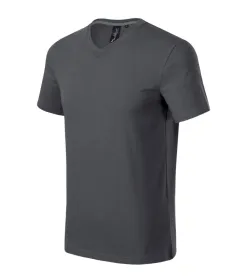 Tričko pánské Action V-neck 700 - S - light anthracite