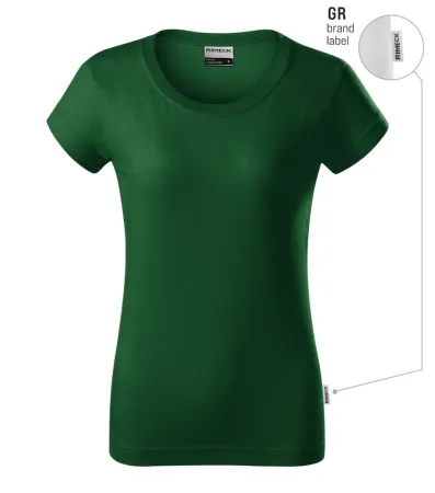 Tričko dámské Resist R02 - M - lahvově zelená 06 (brand label)