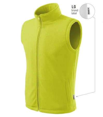 Fleece vesta unisex Next 518 - M - limetková 62 (brand label)